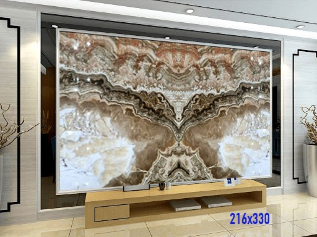 Tranh đá xuyên sáng đối xứng