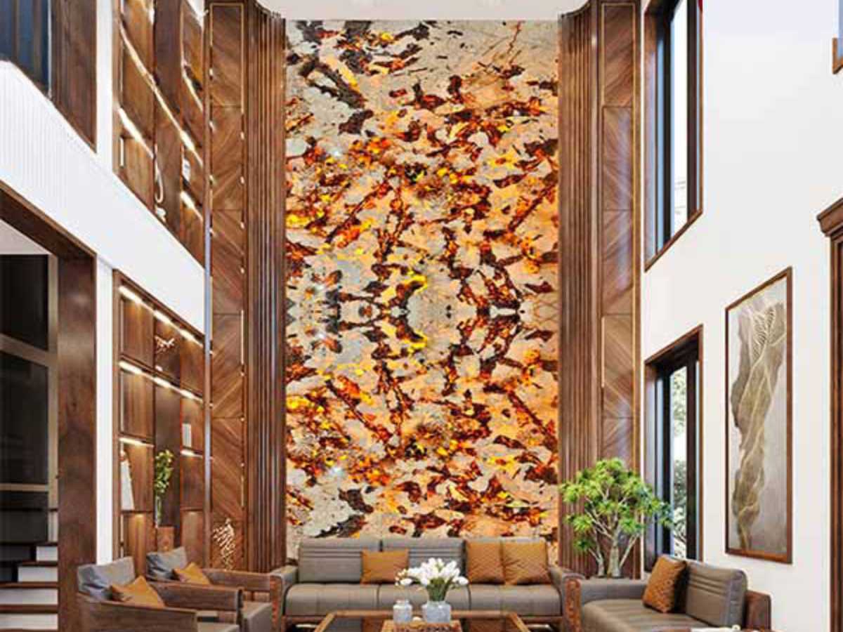 Tranh đá thông tầng xuyên sáng