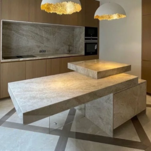 Đá ốp bàn bếp Quartz Taj Mahal