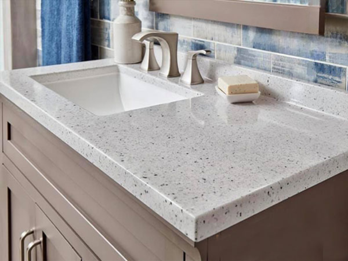 Đá Ốp Bàn Bếp Kim Sa Trắng - 08 - Ảnh 2