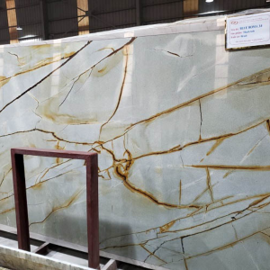 Đá bàn bếp thạch anh BLUE ROMA