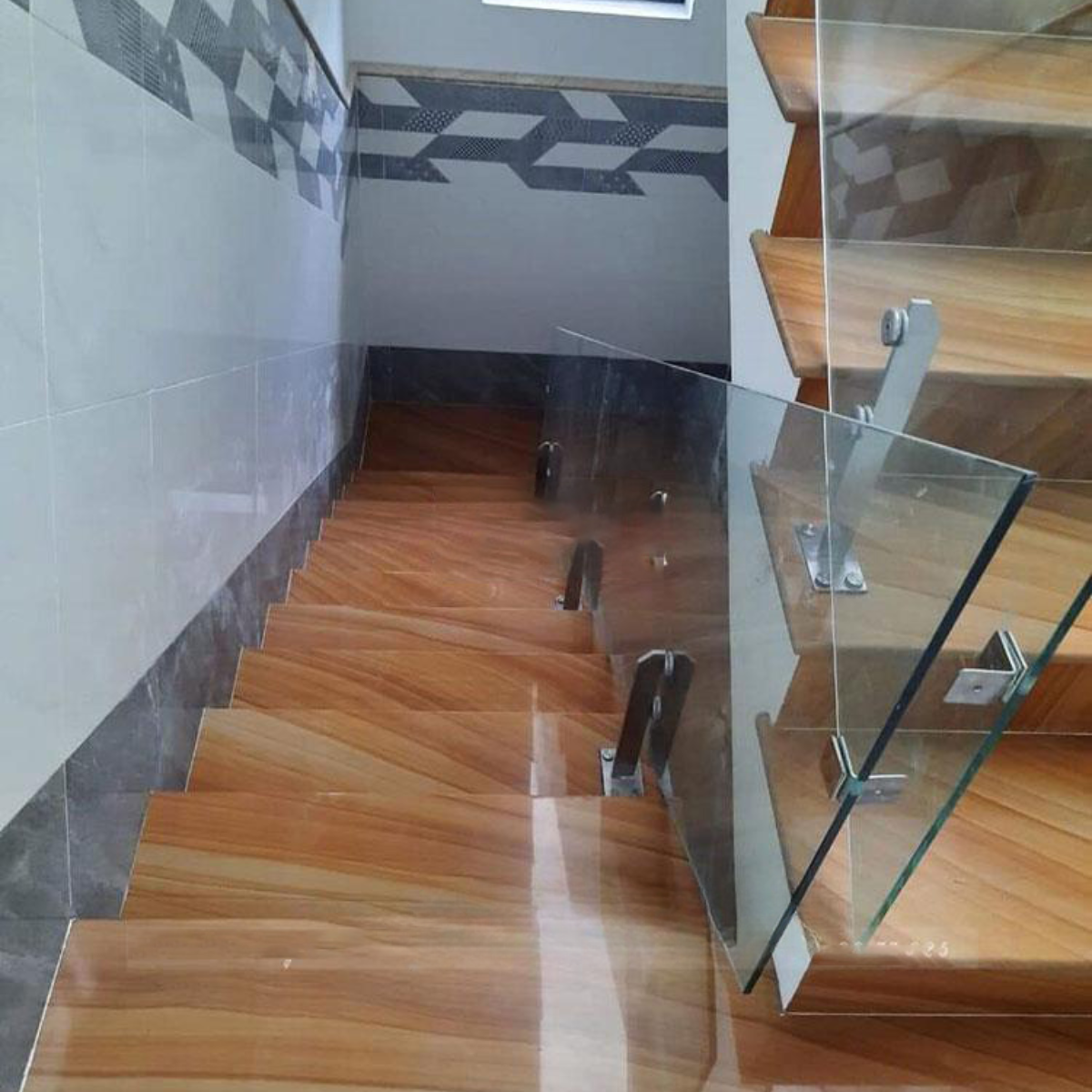 ĐÁ CẦU THANG VÂN GỖ - ĐÁ ONYX VÂN GỖ- 01 - Ảnh 4