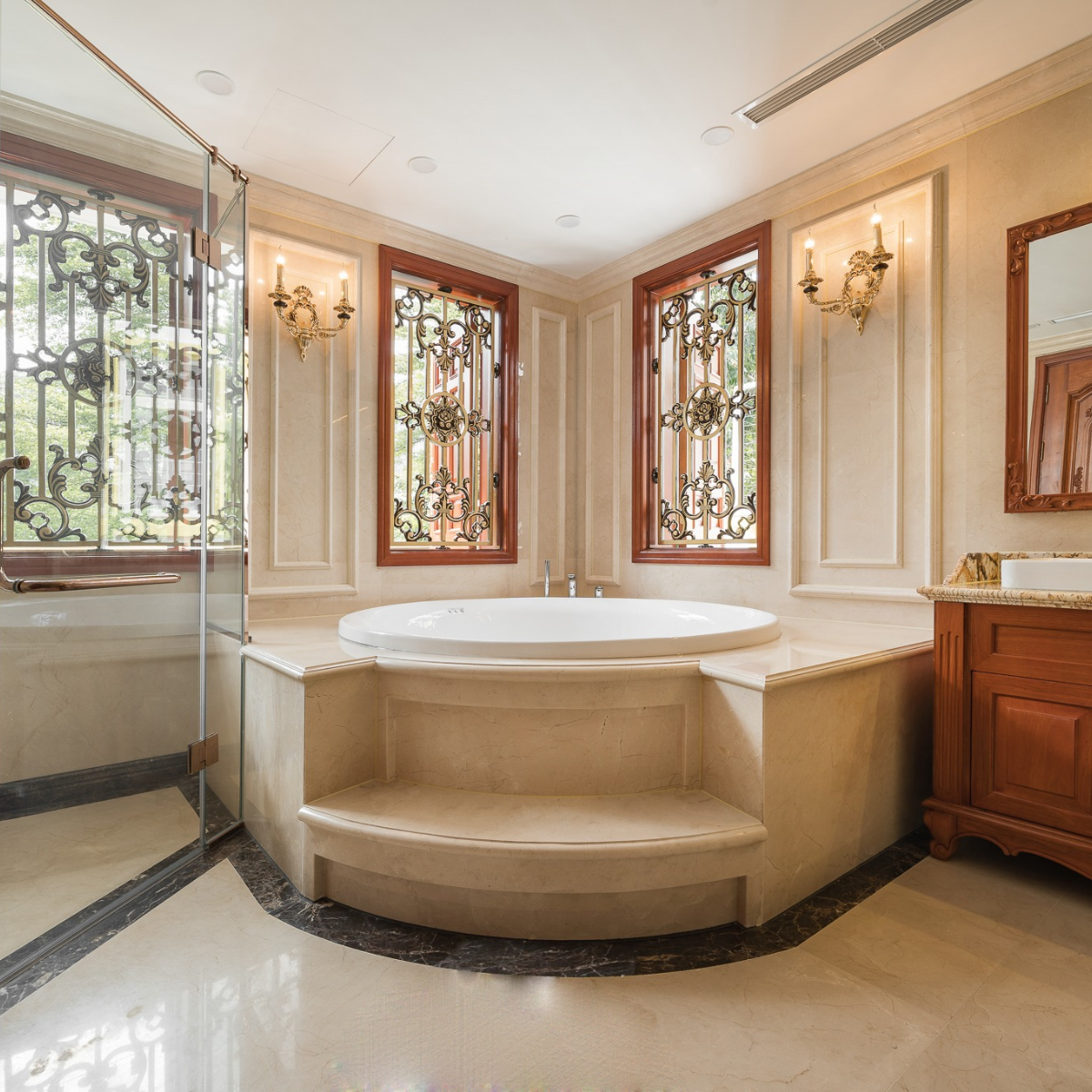 Đá cầu thang Marble Rosalight - 03 - Ảnh 6