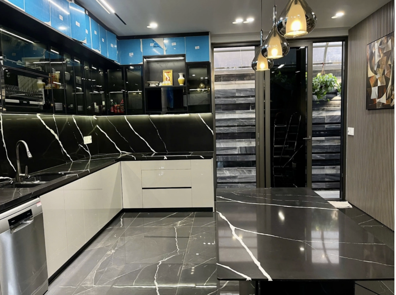 Đá bàn bếp đen tia sét - 03 - Ảnh 5