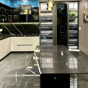 Đá bàn bếp đen tia sét