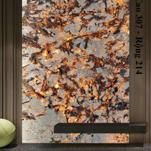 Tranh đá xuyên sáng hoa anh đào