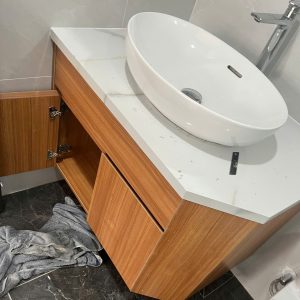 Bàn Lavabo Đá Trắng