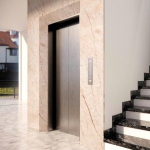 Đá thang máy Marble Kem Hoàng Gia